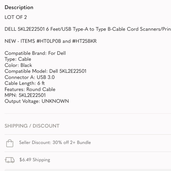 Dell USB - Picture 2 of 2